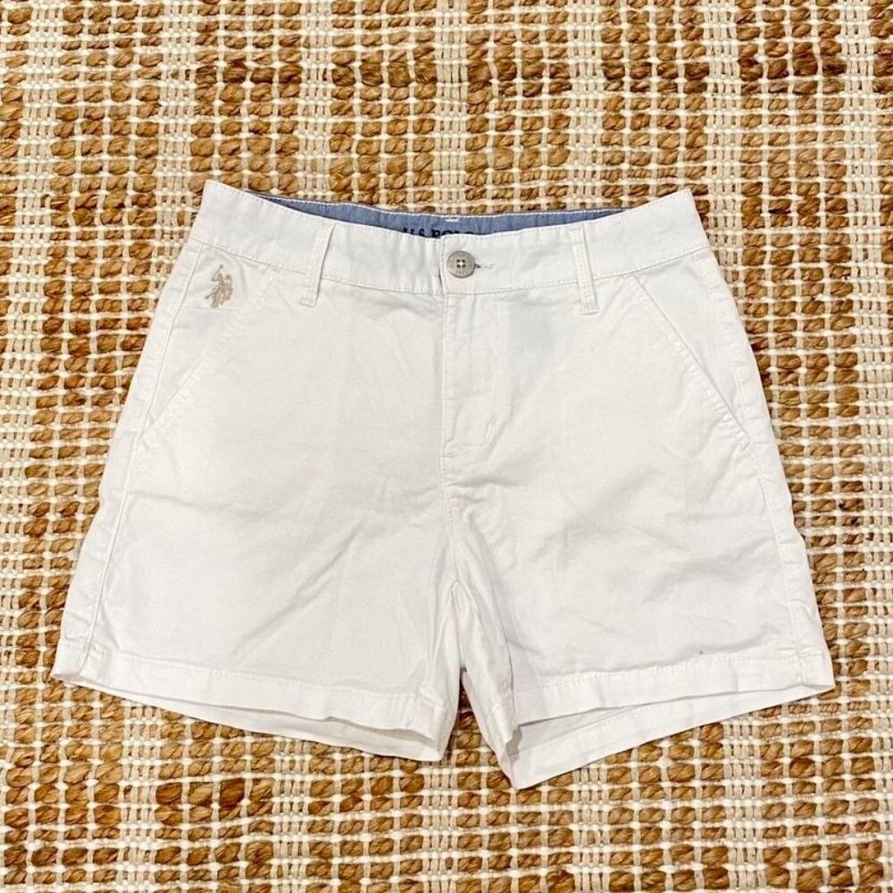 Brand New U.S. Polo Assn. White Women's Shorts – Size 3 (Small)